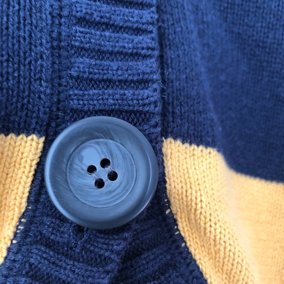 Preppy Striped Cardigan - Picture 2 of 3